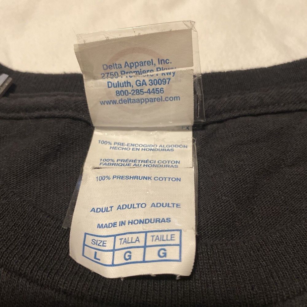 BLACK & WHITE I'M JUST HERE FOR THE FOOD MENS T-SHIRT SIZE LARGE GRAPHIC TEE FUN - Picture 5 of 13